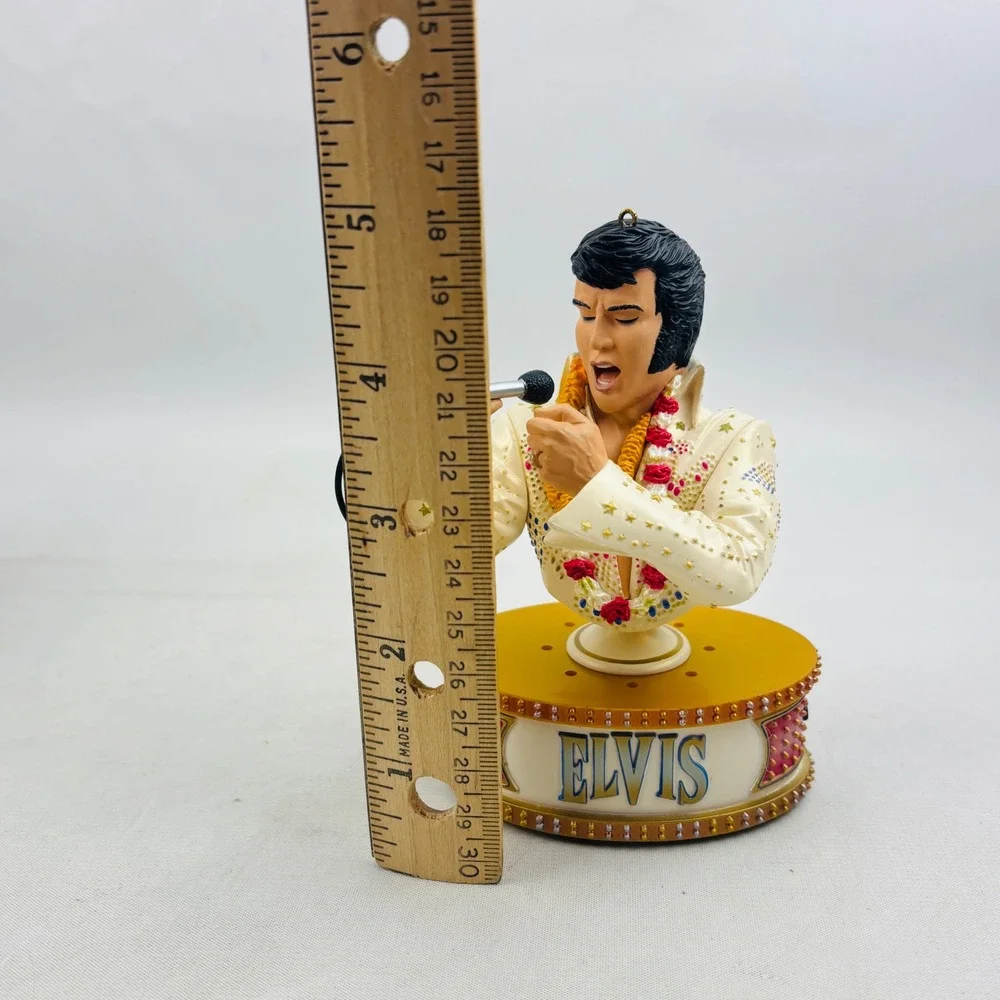 Carlton Cards Elvis American Eagle Jumpsuit Musical‎ Ornament Suspicious Minds